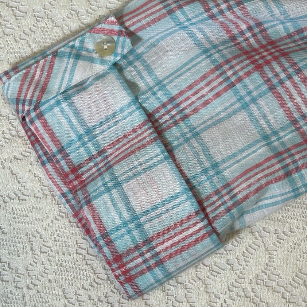 Seven Forty-Two Size M Multicolored 3/4 Sleeve Button Up Shirt - Picture 9 of 13